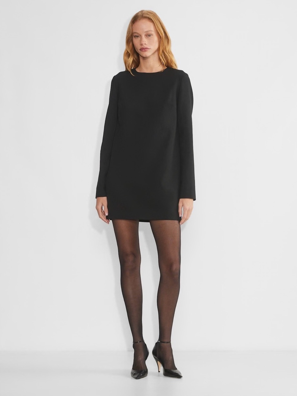 Aritzia Black Mini Gaia dress large